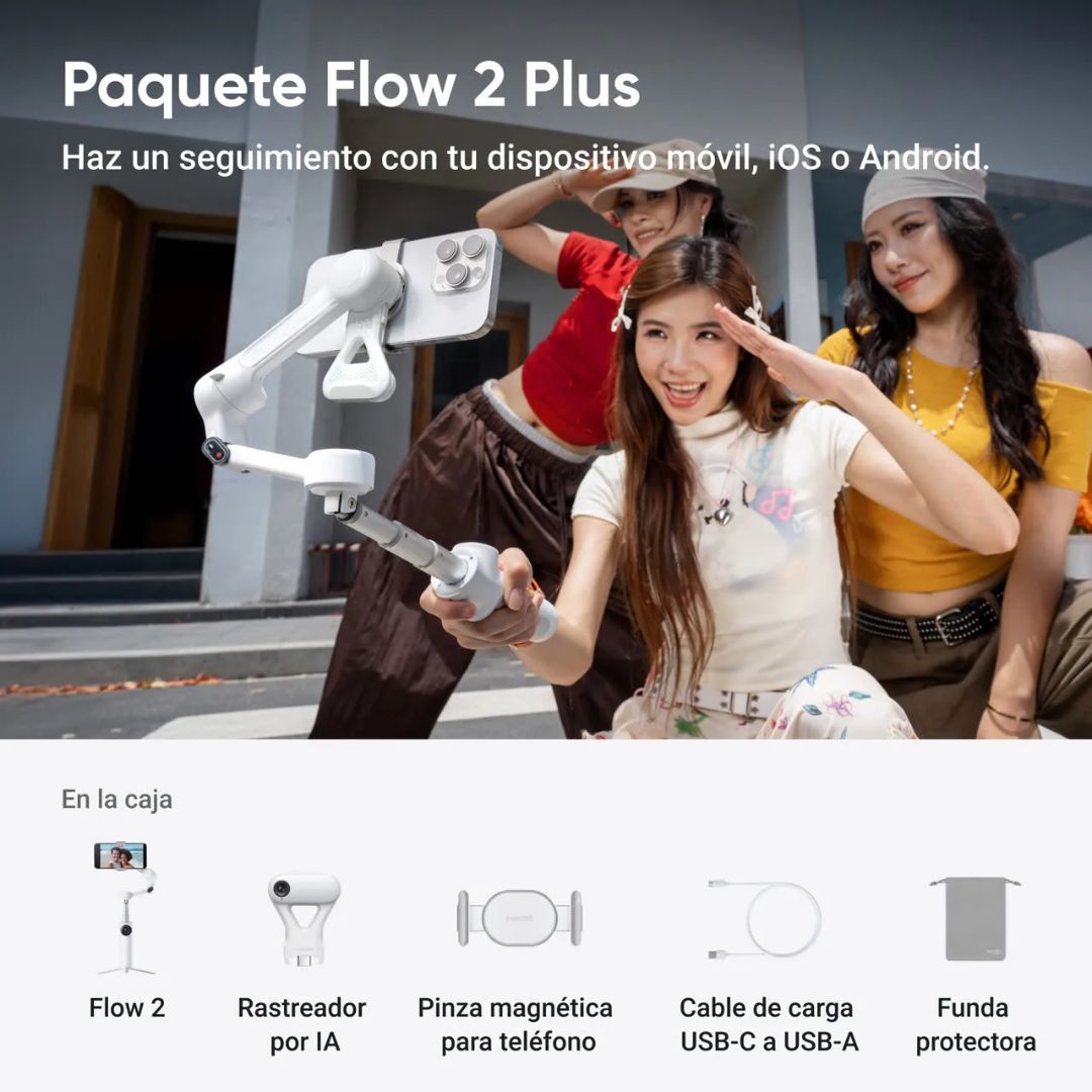 Insta360 Flow 2 Plus Gris - Insta360 Colombia
