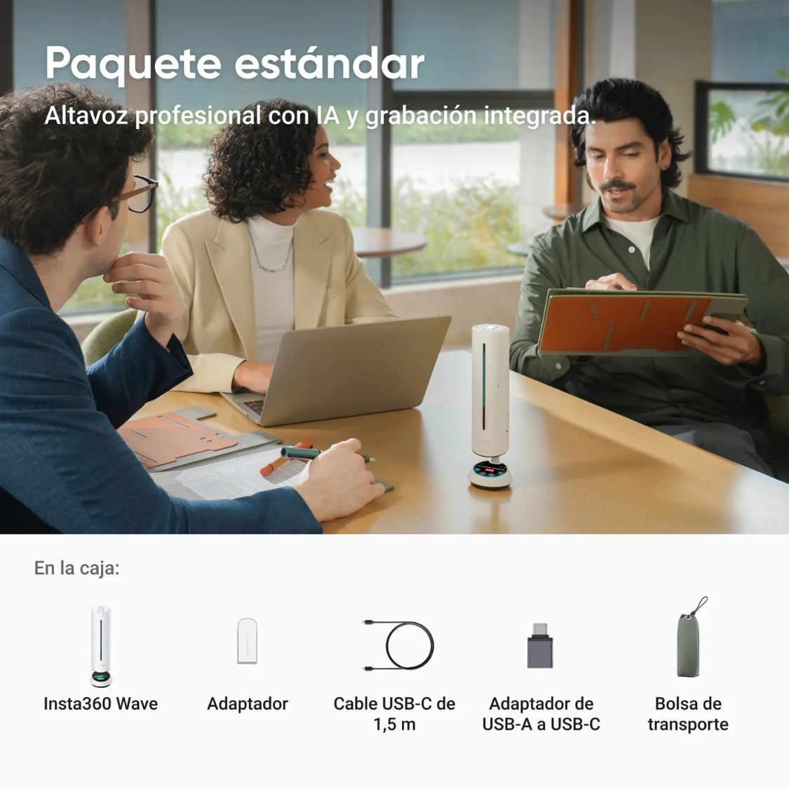 Insta360 Wave Blanco - Insta360 Colombia