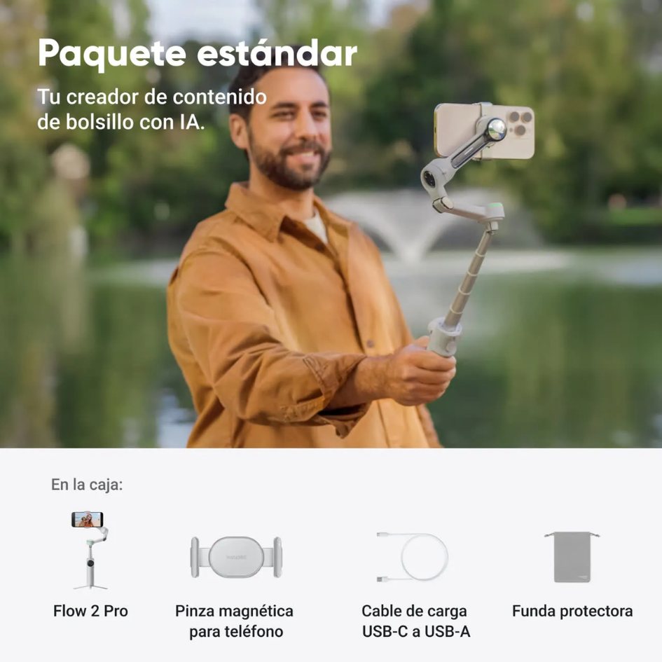 Insta360 Flow 2 Pro Blanco - Insta360 Colombia