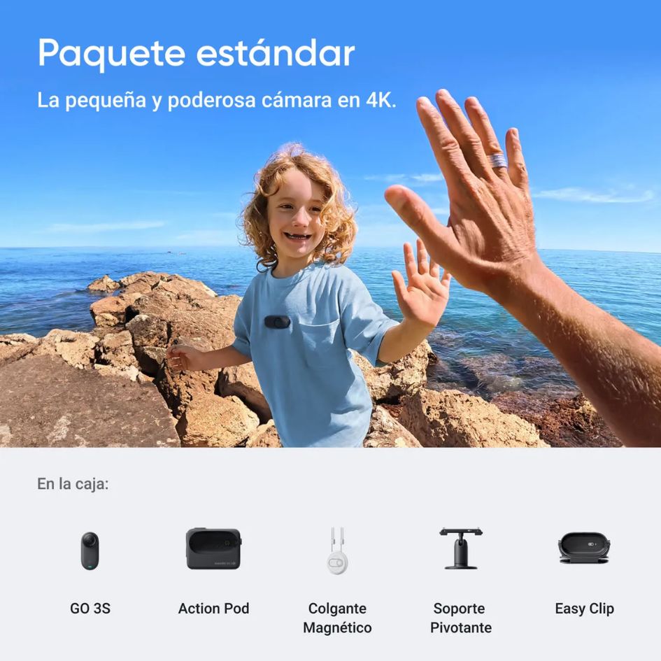 Cámara Insta360 GO 3s Negra