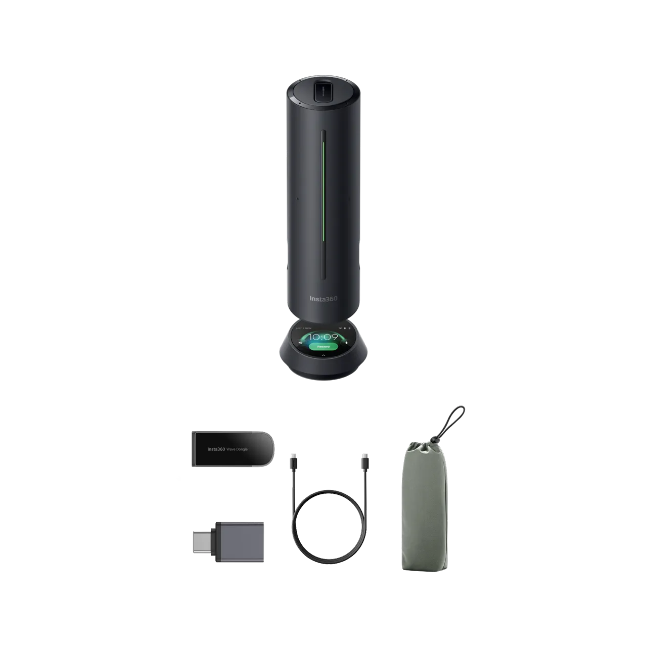 Insta360 Wave Negro - Altavoz profesional con IA - Insta360 Colombia