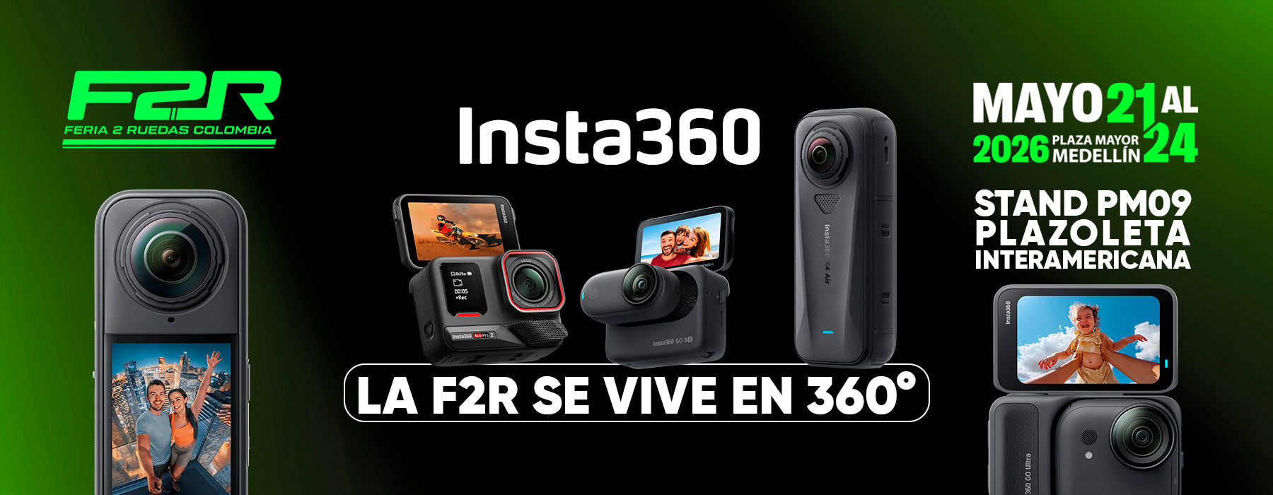 Insta360 en la F2R: ¡Acompáñanos y gánate una Insta360 GO 3S!