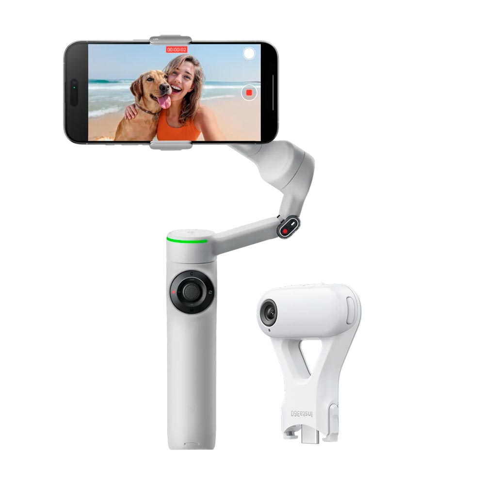 Insta360 Flow 2 Pro Gris Paquete Gimbal con IA