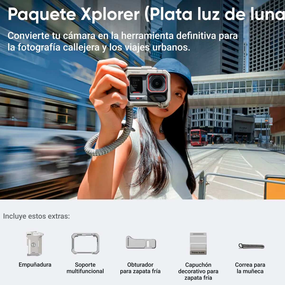 Cámara Insta360 Ace Pro 2 Dual Battery Xplorer Bundle Silver - Insta360 Colombia