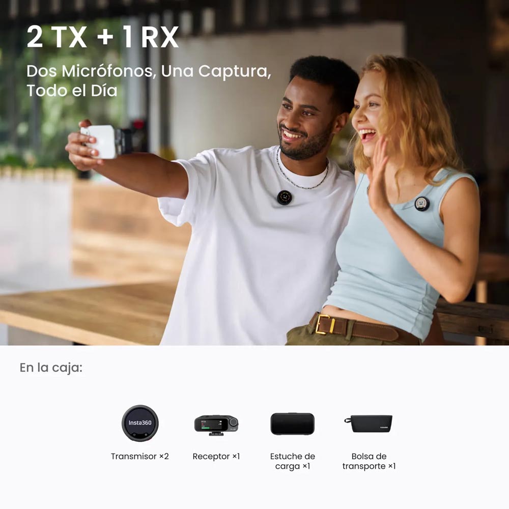 Micrófono Insta360 Mic Pro