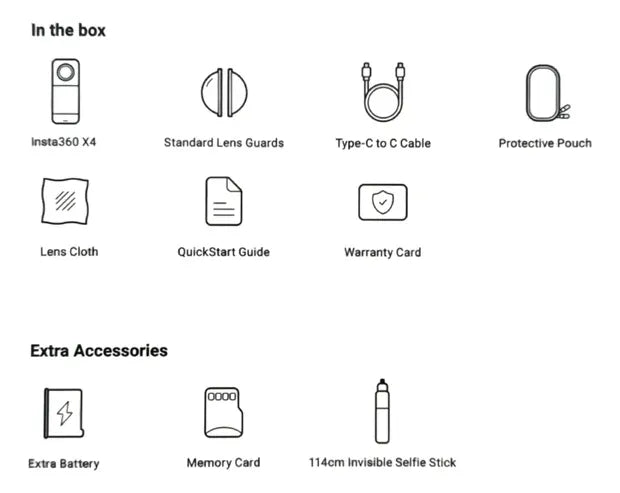 Cámara Insta360 X4 Adventure Bundle