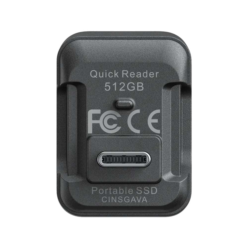SSD portátil Quick Reader de 512 GB
